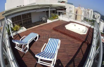 Cobertura 4 dormitórios + 1 suíte à venda r$ 1.200.000,00 na praia das pitangueiras - guarujá/sp