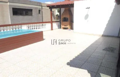 Cobertura com 3 dormitórios à venda, 175 m² por r$ 990.000,00 - praia da enseada – brunella - guarujá/sp
