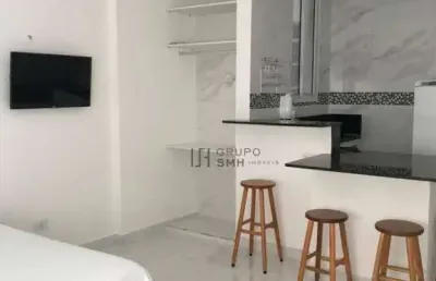 Kitnet com 2 dormitórios à venda, 55 m² por r$ 550.000,00 - pitangueiras - guarujá/sp