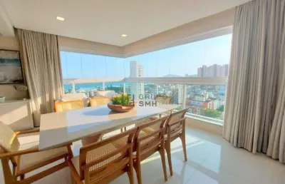 Apartamento com 3 dormitórios à venda, 130 m² por r$ 2.200.000,00 - enseada - guarujá/sp