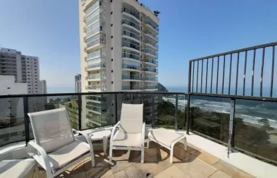 Cobertura com 3 dormitórios à venda, 200 m² por r$ 1.400.000,00 - praia do tombo - guarujá/sp