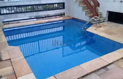 Cobertura com 5 dormitórios, 500 m² - venda por r$ 990.000,00 ou aluguel por r$ 7.500,00/mês - enseada - guarujá/sp
