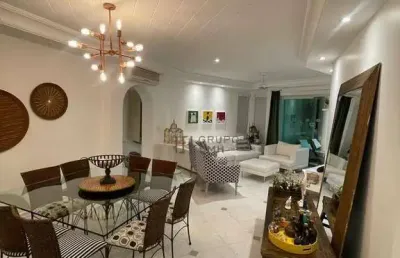 Apartamento com 4 dormitórios à venda, 180 m² por r$ 1.500.000,00 - enseada - guarujá/sp