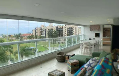 Apartamento com 4 dormitórios, 170 m² - venda por r$ 2.000.000,00 ou aluguel por r$ 16.510,00/mês - central park - guarujá/sp