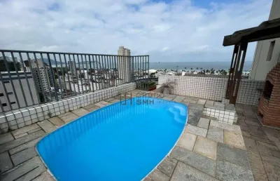 Cobertura com 2 dormitórios à venda, 150 m² por r$ 742.000,00 - enseada - guarujá/sp
