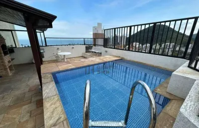 Cobertura com 2 dormitórios à venda, 150 m² por r$ 650.000,00 - enseada - guarujá/sp