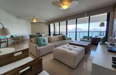 Apartamento com 4 dormitórios à venda, 170 m² por r$ 1.700.000,00 - astúrias frente mar - guarujá/sp