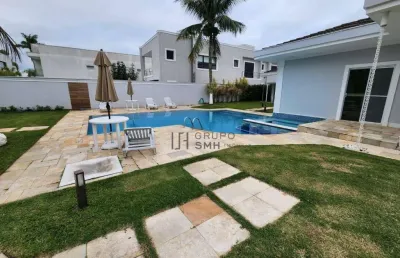 Casa com 7 dormitórios, 628 m² - venda por r$ 7.800.000,00 ou aluguel por r$ 26.000,00/mês - acapulco - guarujá/sp