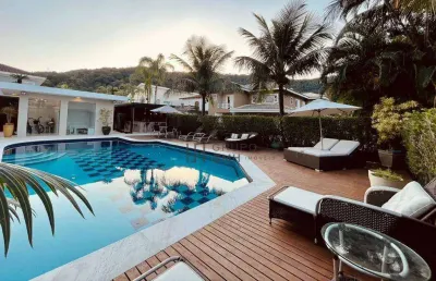 Casa com 5 dormitórios à venda, 800 m² por r$ 4.200.000,00 - balneário cidade atlântica - guarujá/sp