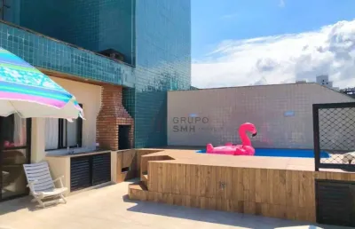 Cobertura com 2 dormitórios à venda, 150 m² por r$ 795.000,00 - jardim las palmas - guarujá/sp