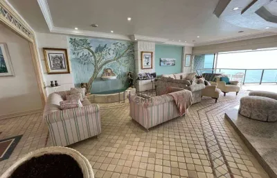 Apartamento com 3 dormitórios à venda, 350 m² por r$ 4.200.000,00 - praia das astúrias - guarujá/sp
