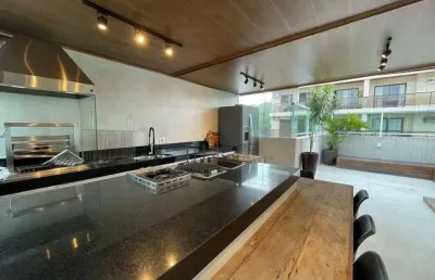 Cobertura com 4 dormitórios à venda, 240 m² por r$ 1.200.000,00 - jardim três marias - guarujá/sp