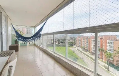 Apartamento com 3 dormitórios, 118 m² - venda por r$ 1.100.000,00 ou aluguel por r$ 10.000,00/mês - enseada - guarujá/sp