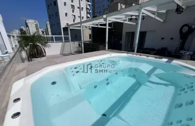 Cobertura à venda, 220 m² por r$ 1.480.000,00 - astúrias - guarujá/sp