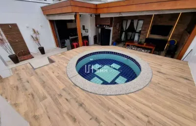 Cobertura com 3 dormitórios à venda, 210 m² por r$ 910.000,00 - astúrias - guarujá/sp