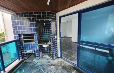 Apartamento com 3 dormitórios à venda, 130 m² por r$ 550.000,00 - barra funda - guarujá/sp