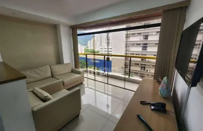 Apartamento com 2 dormitórios à venda, 75 m² por r$ 520.000,00 - centro - guarujá/sp