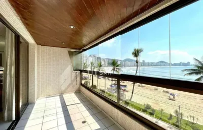 Apartamento com 3 dormitórios à venda, 170 m² por r$ 1.400.000,00 - astúrias - guarujá/sp