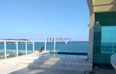 Cobertura com 4 dormitórios à venda, 288 m² por r$ 2.400.000,00 - enseada - guarujá/sp