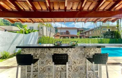 Casa em condomínio fechado com 5 quartos à venda na Avenida Dois, Balneário Cidade Atlântica, Guarujá