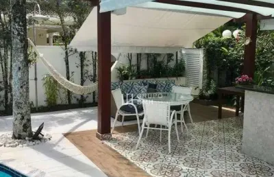 Casa com 5 dormitórios à venda, 400 m² por r$ 2.200.000,00 - balneário cidade atlântica - guarujá/sp