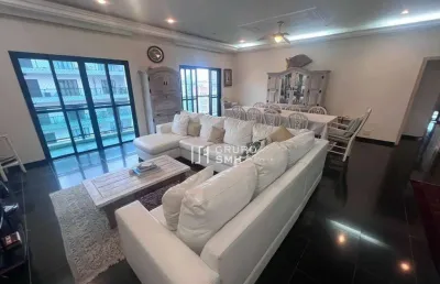 Apartamento à venda, 190 m² por r$ 1.390.000,00 - pitangueiras - guarujá/sp