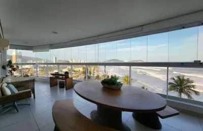 Apartamento com 5 dormitórios à venda, 206 m² por r$ 3.200.000,00 - enseada frente mar - guarujá/sp