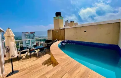 Cobertura com 3 dormitórios à venda, 146 m² por r$ 1.400.000 - enseada - guarujá/sp