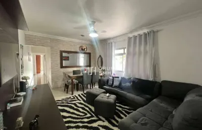 Apartamento com 2 dormitórios à venda, 90 m² por r$ 615.000,00 - vila alzira - guarujá/sp