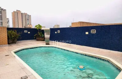 Cobertura com 5 dormitórios à venda, 380 m² por r$ 1.500.000 - enseada - guarujá/sp