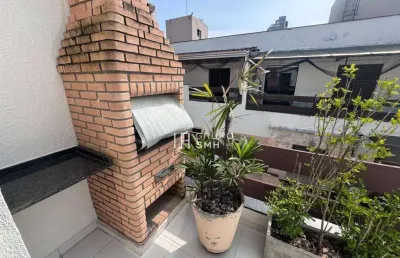 Cobertura com 3 dormitórios à venda, 106 m² por r$ 550.000,00 - enseada - guarujá/sp