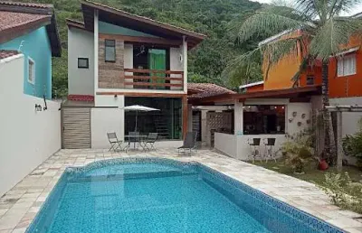Casa com 3 suítes à venda, 158 m² por r$ 1.200.000 - praia do guaiúba / tombo - guarujá/sp