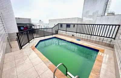Cobertura com 3 dormitórios à venda, 290 m² por r$ 650.000 - pitangueiras - guarujá/sp