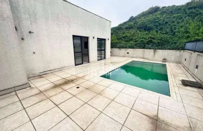 Cobertura com 3 suítes à venda, 310 m² por r$ 800.000 - barra funda - guarujá/sp