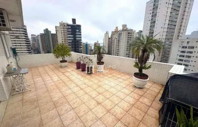 Cobertura com 3 dormitórios à venda, 216 m² por r$ 940.000 - astúrias - guarujá/sp