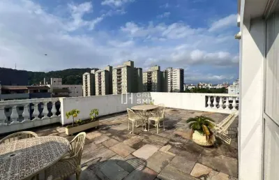 Cobertura com 2 dormitórios, 320 m² - venda por r$ 550.000,00 ou aluguel por r$ 4.500,00/mês - enseada - guarujá/sp