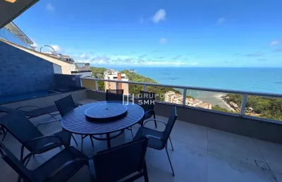 Cobertura com 4 dormitórios à venda, 320 m² por r$ 3.000.000,00 - sorocotuba - guarujá/sp
