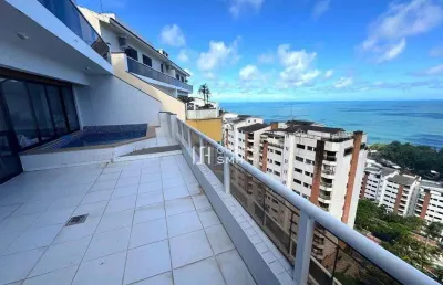 Cobertura à venda, 320 m² por r$ 2.000.000,00 - sorocotuba - guarujá/sp