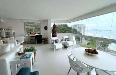 Apartamento com 3 dormitórios à venda, 160 m² por r$ 2.650.000,00 - astúrias frente mar - guarujá/sp