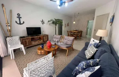 Apartamento com 3 dormitórios à venda, 110 m² por r$ 690.000 - barra funda - guarujá/sp