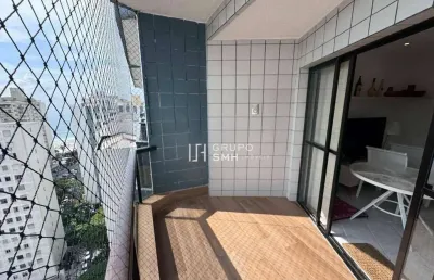 Apartamento com 4 dormitórios à venda, 150 m² por r$ 750.000,00 - pitangueiras - guarujá/sp
