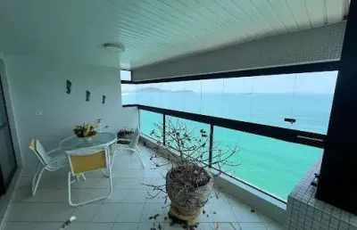 Apartamento com 3 dormitórios para alugar, 184 m² por r$ 11.000,00/ano - praia das pitangueiras frente mar - guarujá/sp