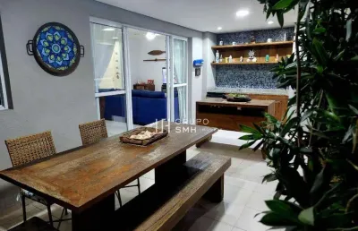 Apartamento com 4 dormitórios à venda, 140 m² por r$ 1.190.000,00 - astúrias - guarujá/sp