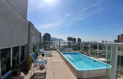 Cobertura com 3 dormitórios, 235 m² - venda por r$ 1.600.000,00 ou aluguel por r$ 13.300,00/mês - enseada - guarujá/sp