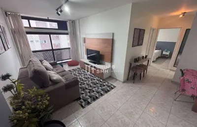 Apartamento com 2 dormitórios à venda, 105 m² por r$ 460.000,00 - pitangueiras - guarujá/sp