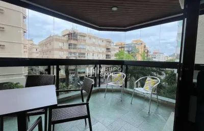 Apartamento com 3 dormitórios, 156 m² - venda por r$ 1.200.000,00 ou aluguel por r$ 6.500,00/ano - enseada - guarujá/sp