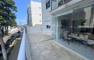 Apartamento com 2 dormitórios à venda, 140 m² por r$ 1.150.000 - tombo - guarujá/sp