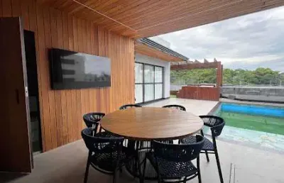 Cobertura com 3 dormitórios à venda, 216 m² por r$ 2.800.000,00 - pitangueiras - guarujá/sp