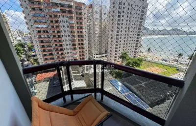 Apartamento com 4 dormitórios à venda, 180 m² por r$ 750.000 - astúrias - guarujá/sp