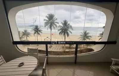 Apartamento com 3 dormitórios, 190 m² - venda por r$ 1.280.000 ou aluguel por r$ 7.000/mês - astúrias frente mar - guarujá/sp